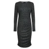 Alma Long Dress DARK ARMY LEO