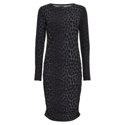 Alma Long Dress DEEP DARK GREY LEO