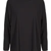 Alma LS top Fleece BLACK