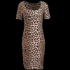 Alma SS Turn Dress LUX LEO