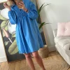 Amalie Dress 34366 HEATHER BLUE