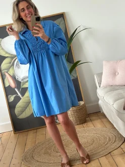 Amalie Dress 34366 HEATHER BLUE