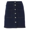 Amy Denim Skirt SOLID BLUE