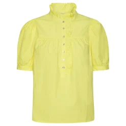 Ariana SS Poplin Blouse YELLOW
