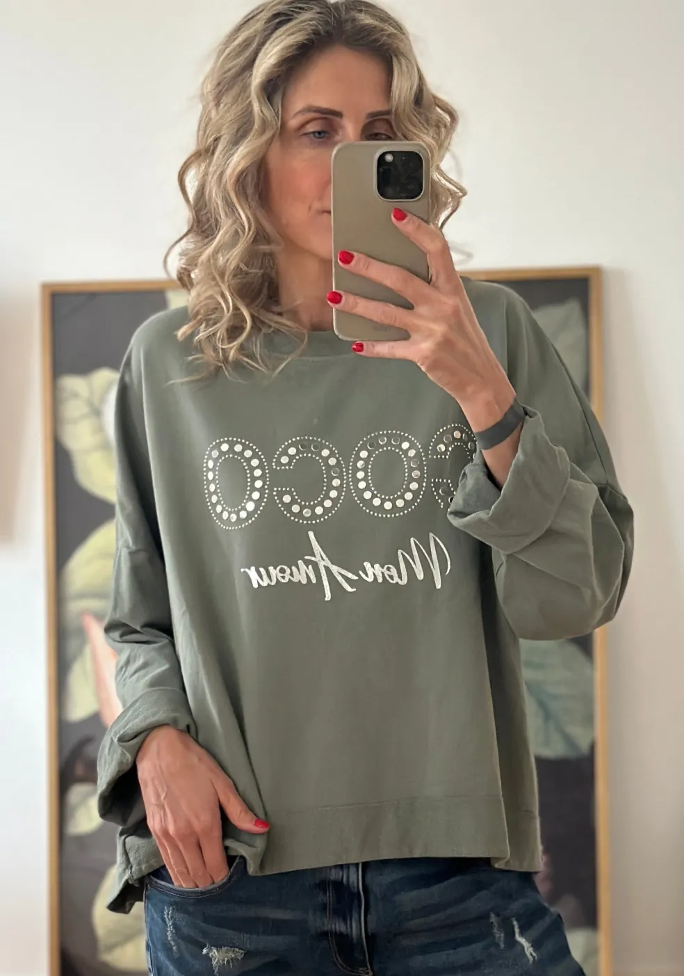 B1180 Coco Blouse ARMY