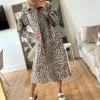 B1143 Denim Long Dress LEO