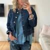 B1139 Heart Denim Jacket