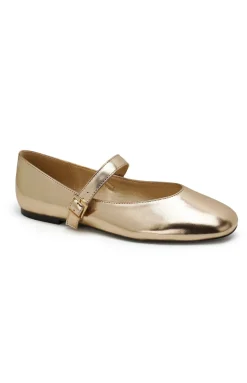 Bally Ballerina Shoe 8225 GOLD