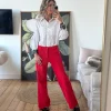 BCCora Corduroy Box Pant RED