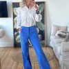 BCCora Corduroy Box Pant BLUE