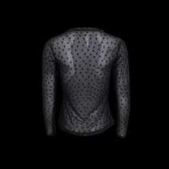 BCIsole Love Mesh Blouse BLACK HEART