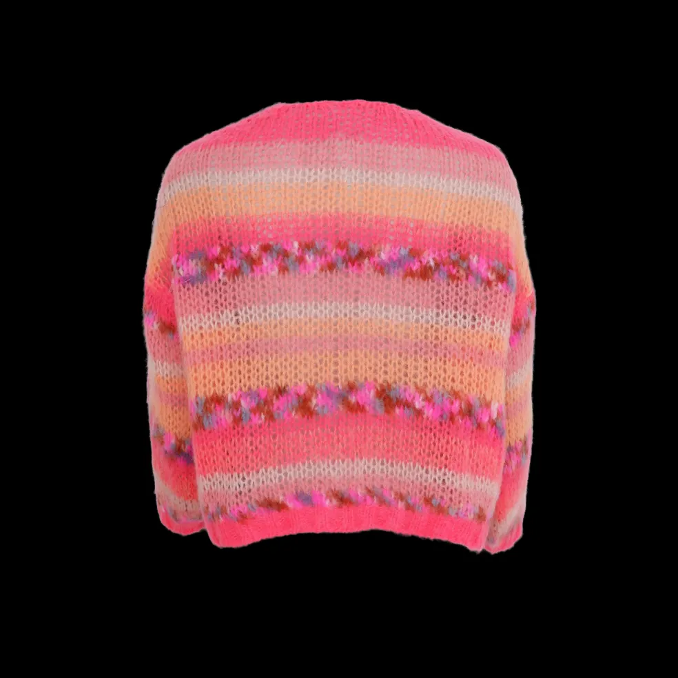 BCLagoon Multi stribed Cardigan PEACH MULTI