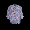 BCLuna Flared Sleeve Blouse BLOSSOM BLUE