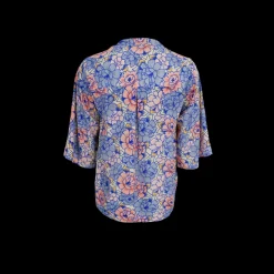 BCLuna Flared Sleeve Blouse BLOSSOM BLUE
