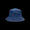 BCMalou Denim Bucket Hat DARK BLUE DENIM/HEART