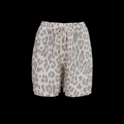 BCMelina Linen Shorts NATURAL LEO