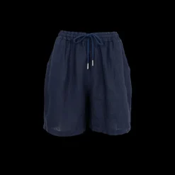 BCMelina Linen Shorts NAVY