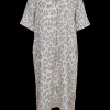 BCMelina Long Linen Dress NATURAL LEO