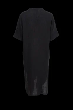 BCMelina Long Linen Dress BLACK