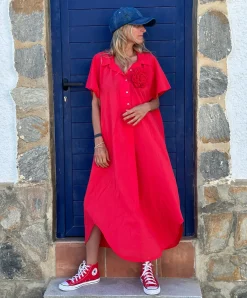 BCMolly S/S Dress RED