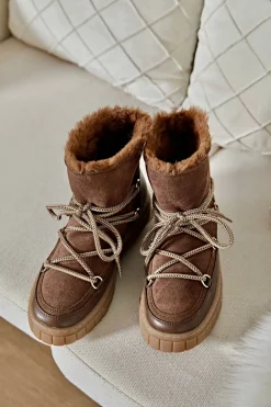 Bear Fur Boot M791 BROWN