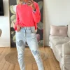 Boho Love Jeans LIGHT WASH HEART