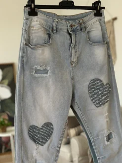 Boho Love Jeans LIGHT WASH HEART