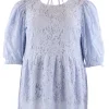 Dea Lace Top LIGHT BLUE
