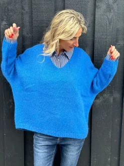 Elisa Knit Pullover BLUE