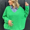 Elisa Knit Pullover GREEN