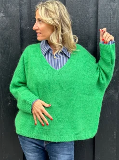 Elisa Knit Pullover GREEN