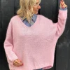 Elisa Knit Pullover SOFT ROSE