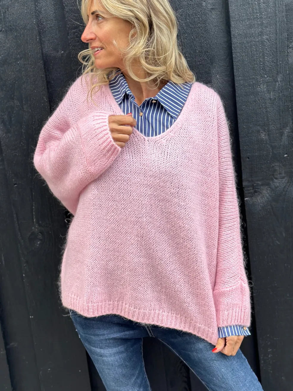 Elisa Knit Pullover SOFT ROSE