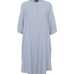 Freya Loose Tunic Shirt DUSTY BLUE