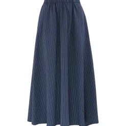 Harriet Skirt NAVY BLUE WITH STRIPES