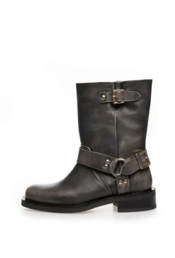 Heartbeat Biker Støvle BLACK/GREY