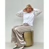 Honolulu Satin Pant GREY