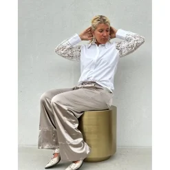 Honolulu Satin Pant GREY
