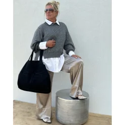 Honolulu Satin Pant GREY