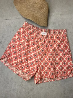 Honolulu Sporty Shorts ORANGE (Preorder Levering start april)