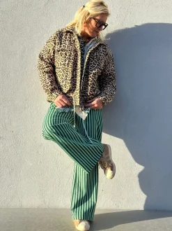 Honolulu Stripe Pant GREEN
