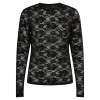 Isa LS Lace Blouse BLACK