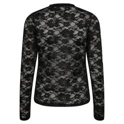 Isa LS Lace Blouse BLACK