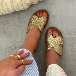 Ivy Sandal GOLD GLITTER