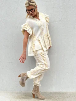 Jada SS Blouse OFF WHITE