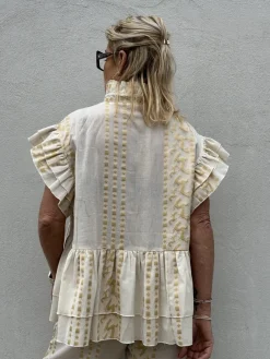 Jada SS Blouse OFF WHITE