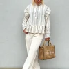 Jaqueline LS Blouse BEIGE