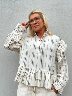 Jaqueline LS Blouse BEIGE