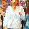 Judith Blouse HEATHER BLUE