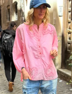 Judith Blouse LIPSTICK